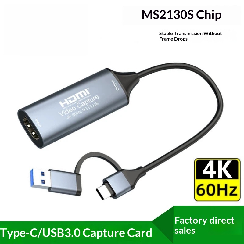 Capture Card Hdmi - Kartu Pengambilan Video USB3.0 4K 60Hz