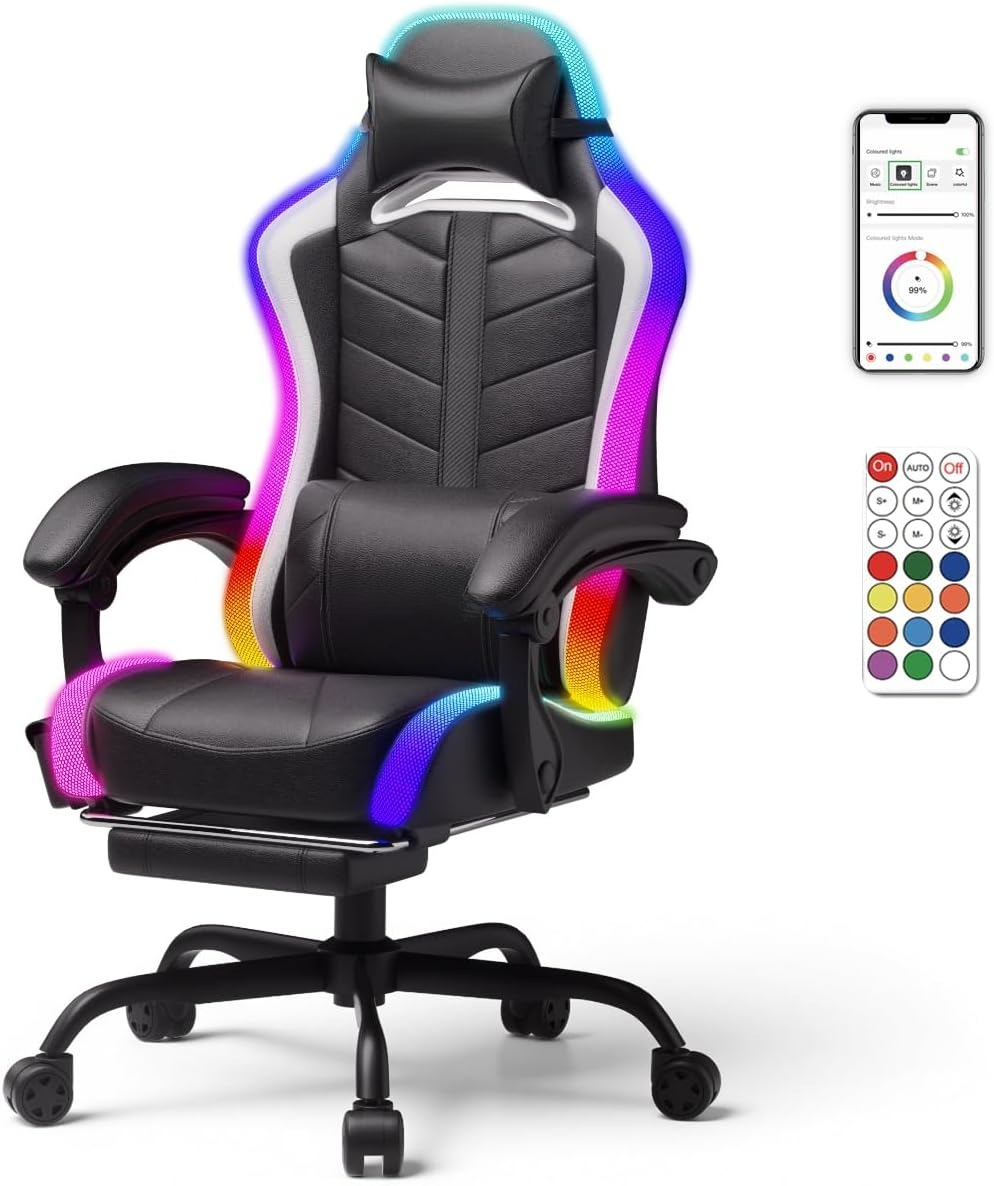 Gaming Speaker - Kursi Gaming Kulit PU Premium Desain