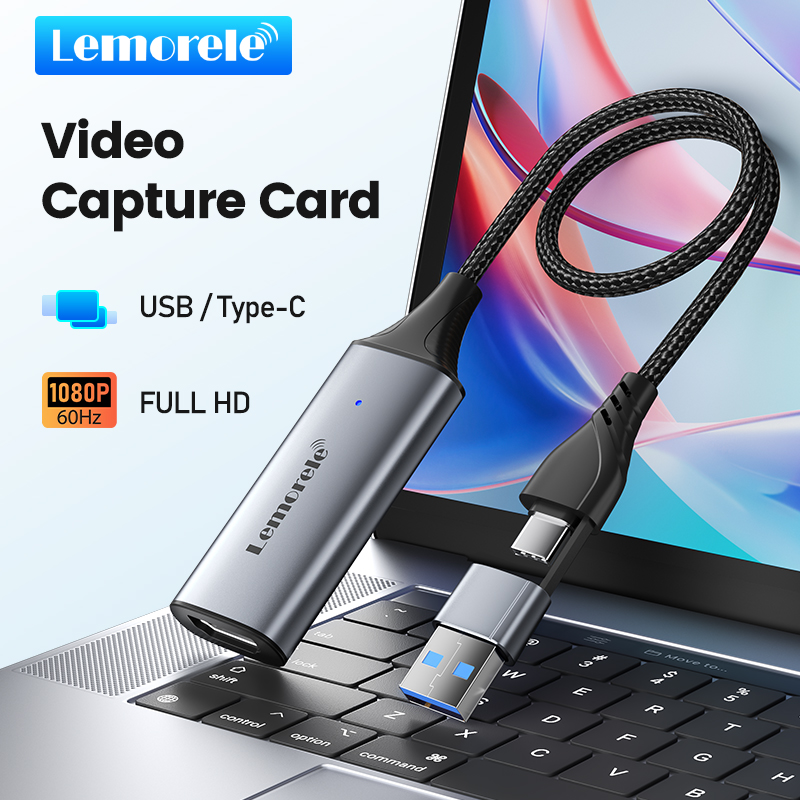Capture Card Hdmi - Lemorele kartu penangkap Video USB 2.0,