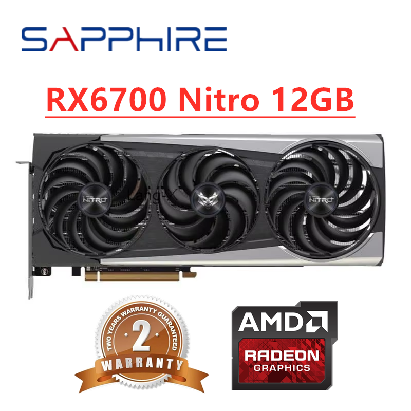 Pc Gaming Ff - Kartu Grafis GPU Sapphire RX 6700