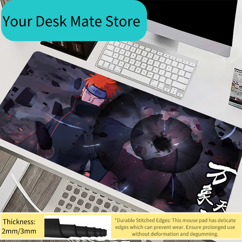 Pc Gaming Naruto - Alas Mouse Aksesori PC Alas Keyboard