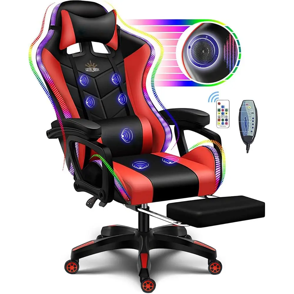 Gaming Speaker - Kursi Gaming Ergonomis dengan Sandaran Tinggi,