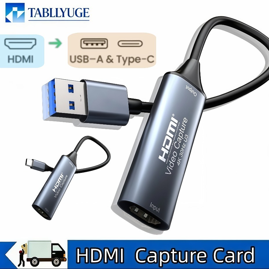 Capture Card Hdmi - Kartu Pengambil Video HDMI USB-C 2.0/3.0
