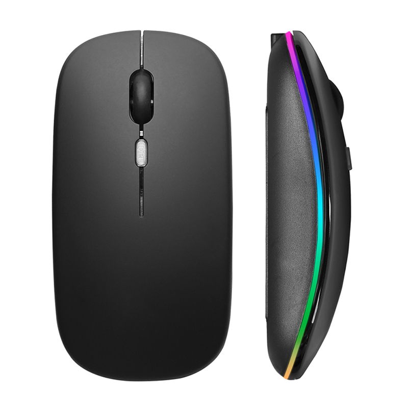 Wireless Gaming Mouse - Mouse Nirkabel RGB Isi Ulang USB