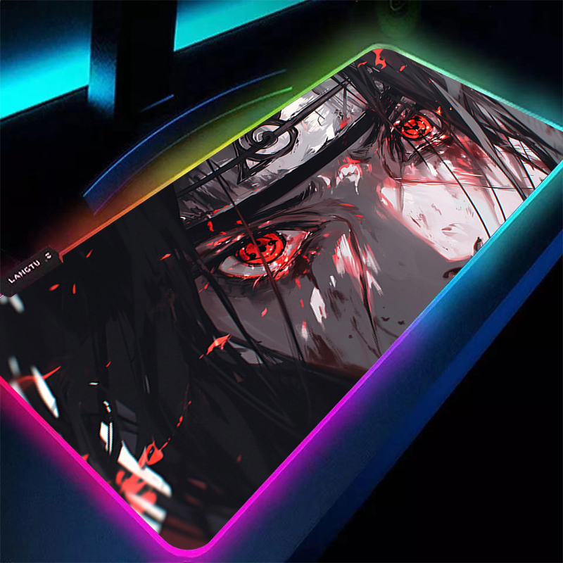 Pc Gaming Naruto - Alas Mouse RGB 90X40Cm Naruto Itachi
