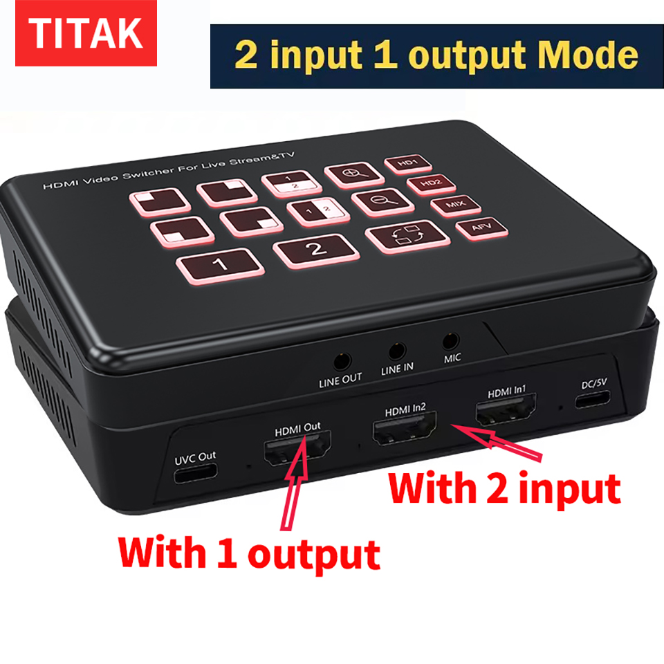 Capture Card Hdmi - Mixer Video Streaming Langsung HDMI 2