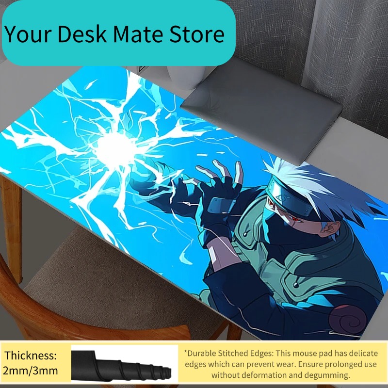 Pc Gaming Naruto - Alas Mouse Gaming Besar Naruto Kakashi