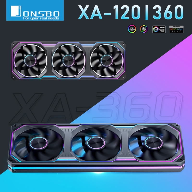 Pc Gaming Ff - Kipas Casing PC Jonsbo XA-120/240/360 Tiga