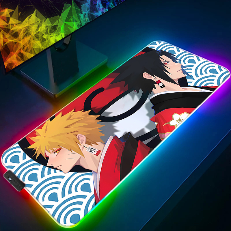 Pc Gaming Naruto - Alas Mouse LED Tahan Lama Anime