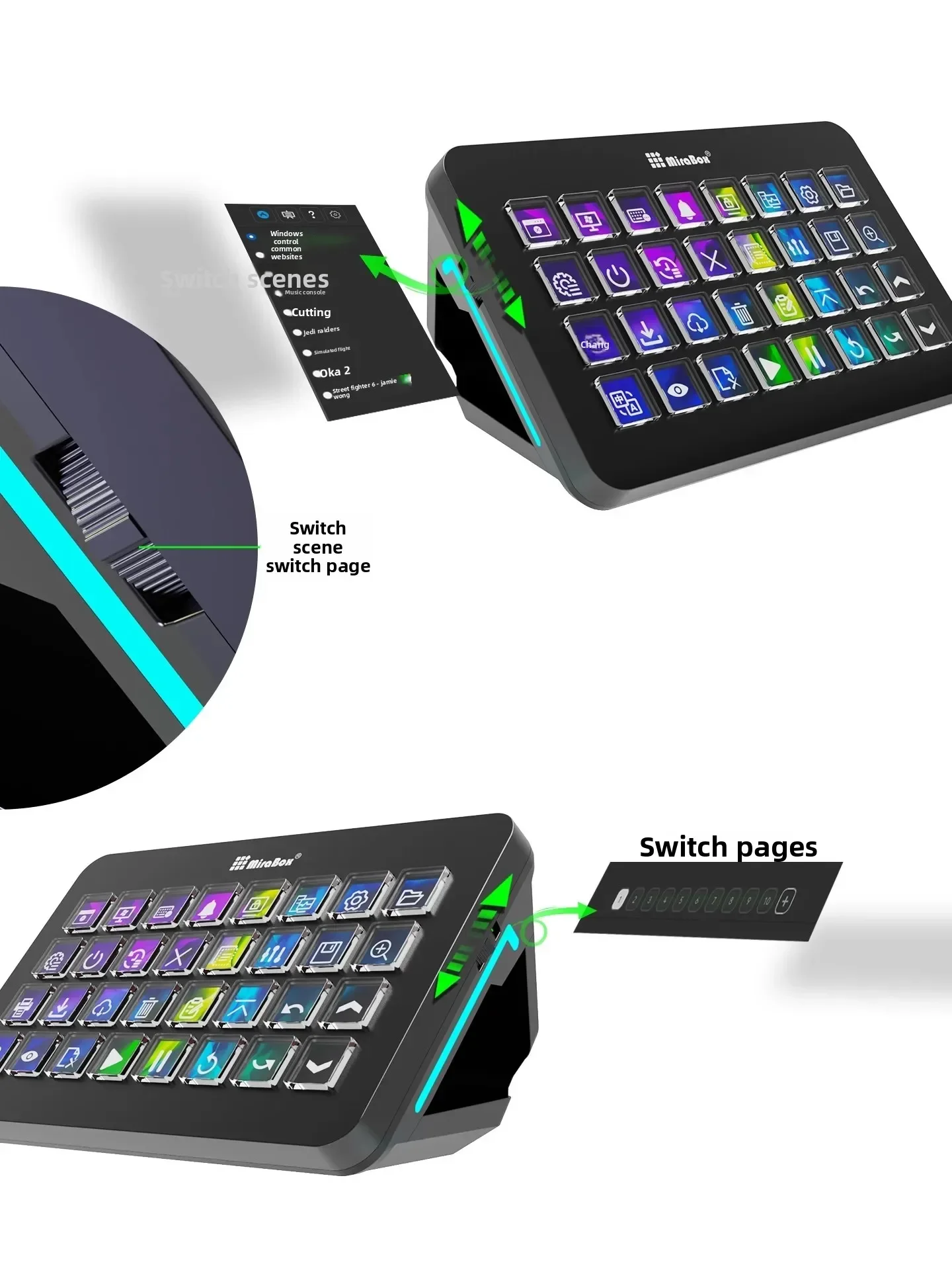 Mirabox XL Stream Deck Macro K - Stream Deck ulasan dan harga