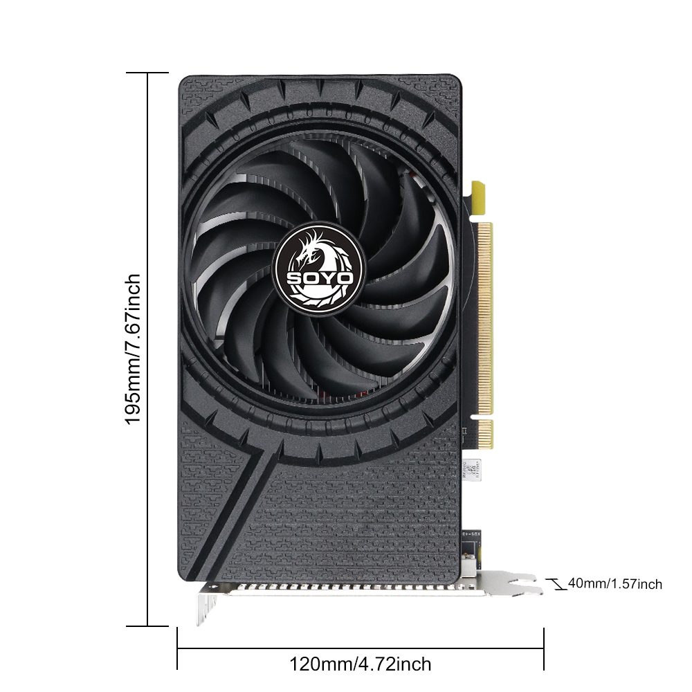 SOYO AMD Radeon R9 370 4GB GDD - Pc Gaming Ff ulasan dan harga
