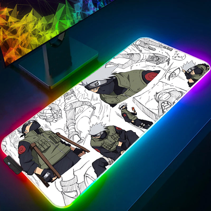 Alas Mouse RGB Naruto Kakashi  - Pc Gaming Naruto ulasan dan harga