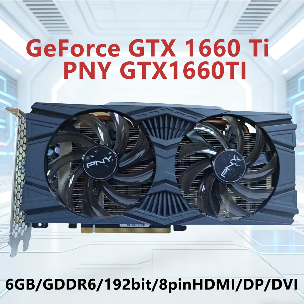 PNY GeForce GTX 1660 Ti 6GB GD - Pc Gaming Ff ulasan dan harga