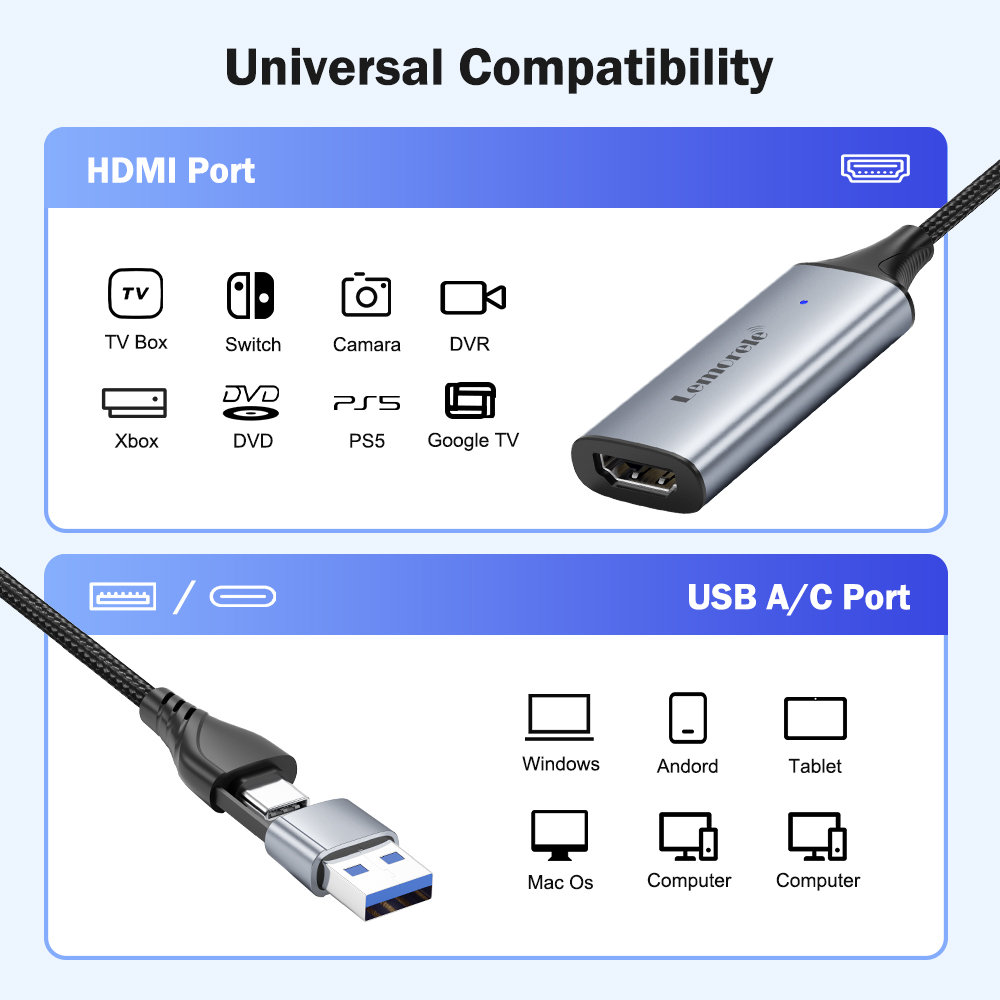 Lemorele kartu penangkap Video - Capture Card Hdmi ulasan dan harga