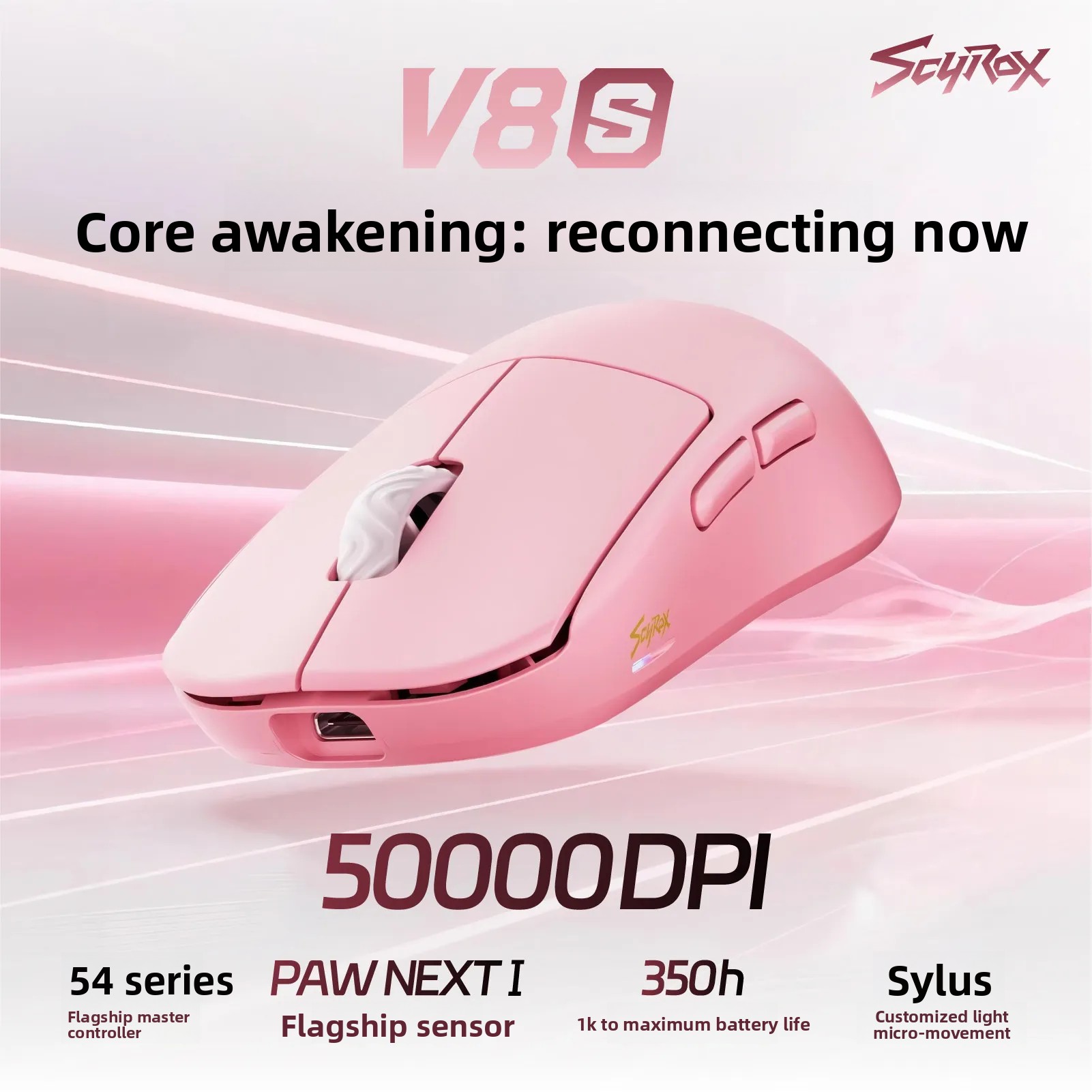 Scyrox V8s V6s Mouse Nirkabel  - Wireless Gaming Mouse ulasan dan harga