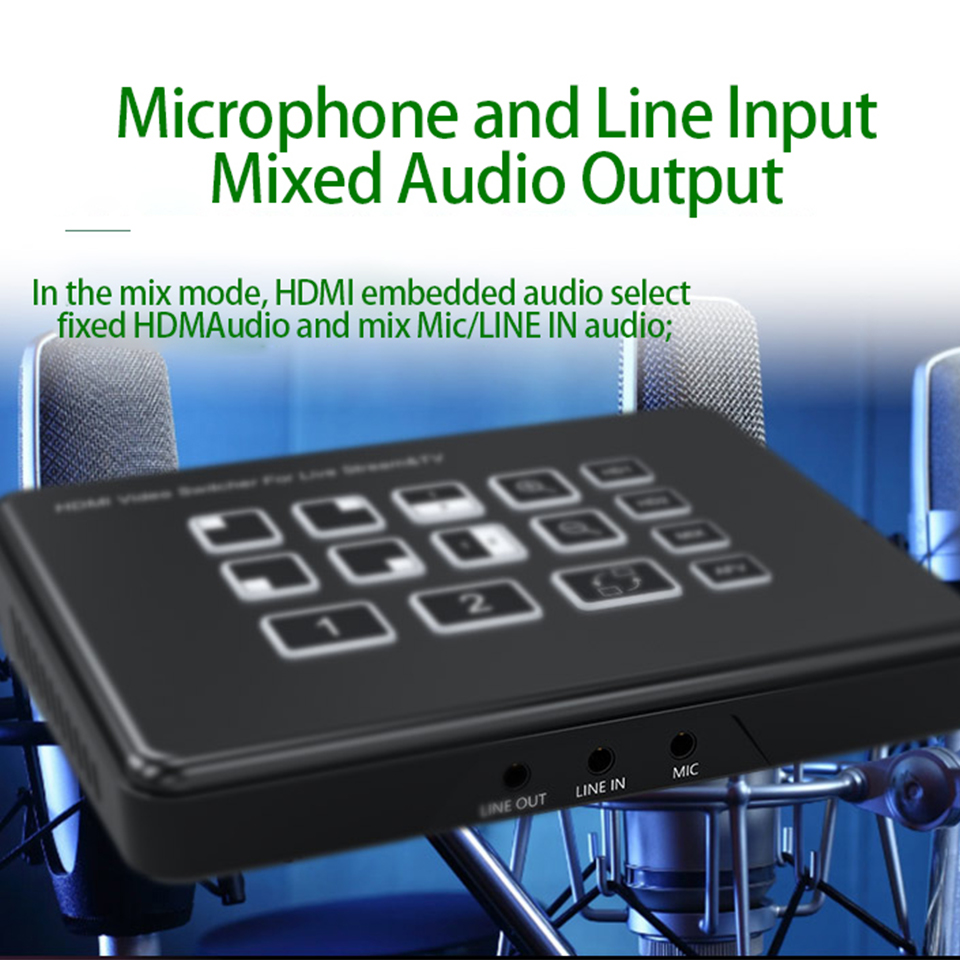 Mixer Switcher Video Streaming - Capture Card Hdmi ulasan dan harga