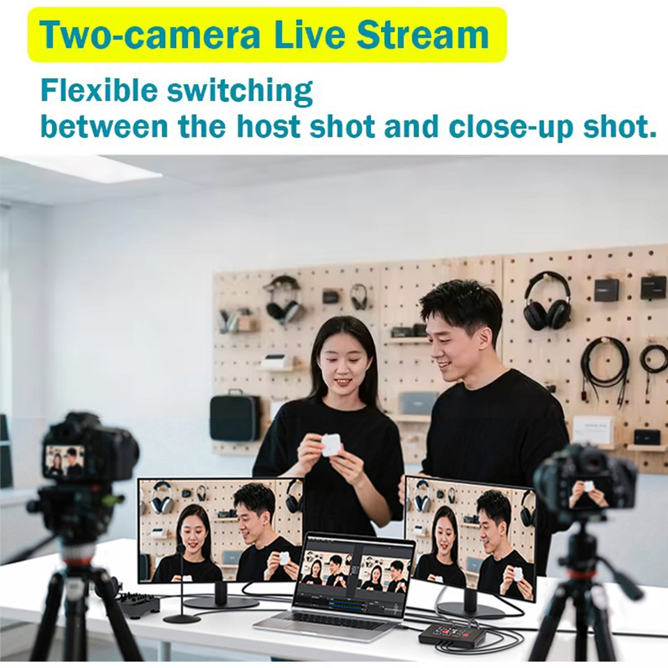 Mixer Switcher Video Streaming - Capture Card Hdmi ulasan dan harga