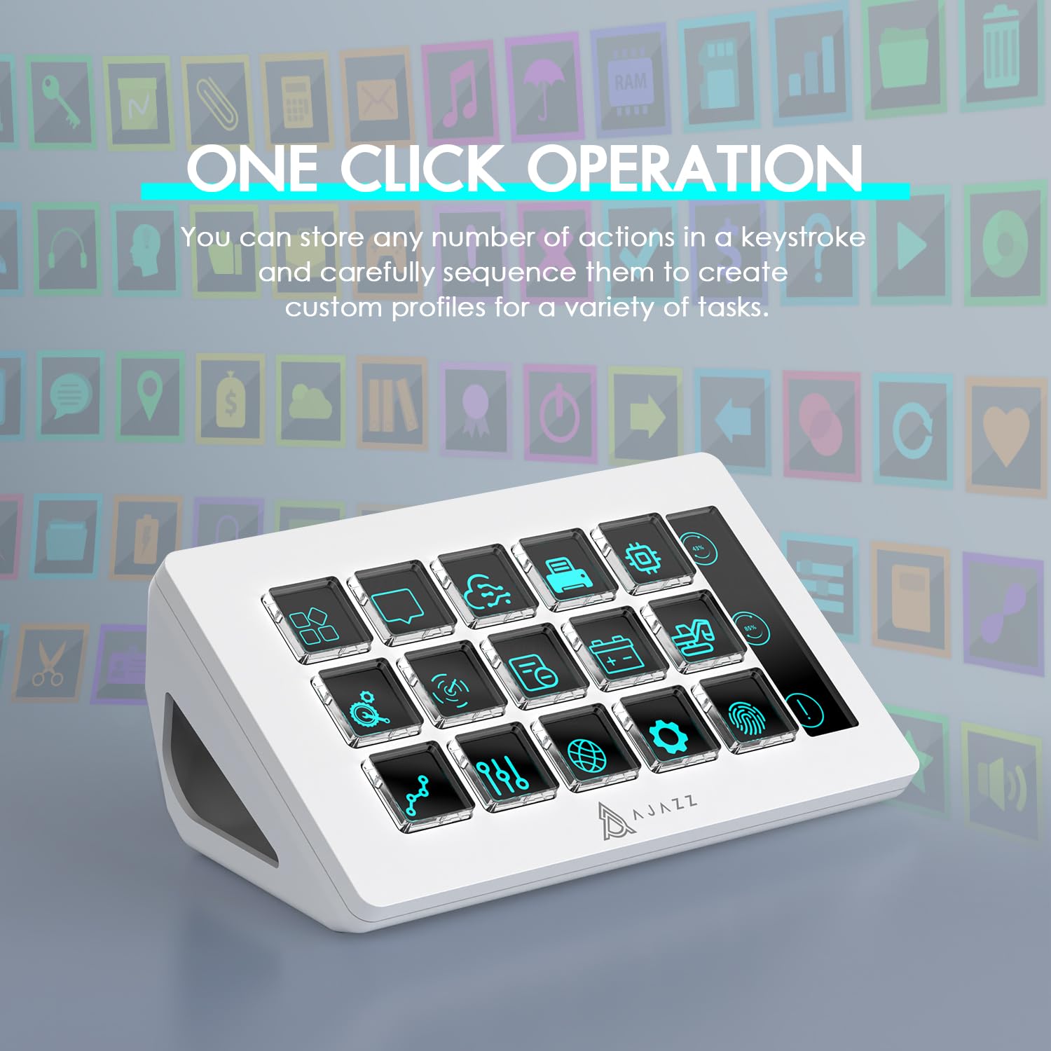 ATTACK SHARK x AJAZZ AKP153 ST - Stream Deck ulasan dan harga