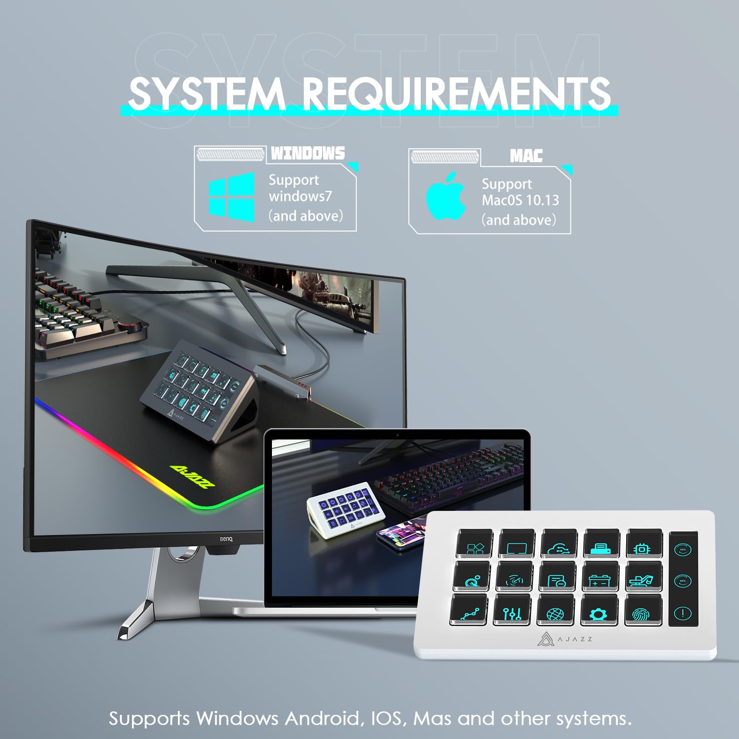 ATTACK SHARK x AJAZZ AKP153 ST - Stream Deck ulasan dan harga