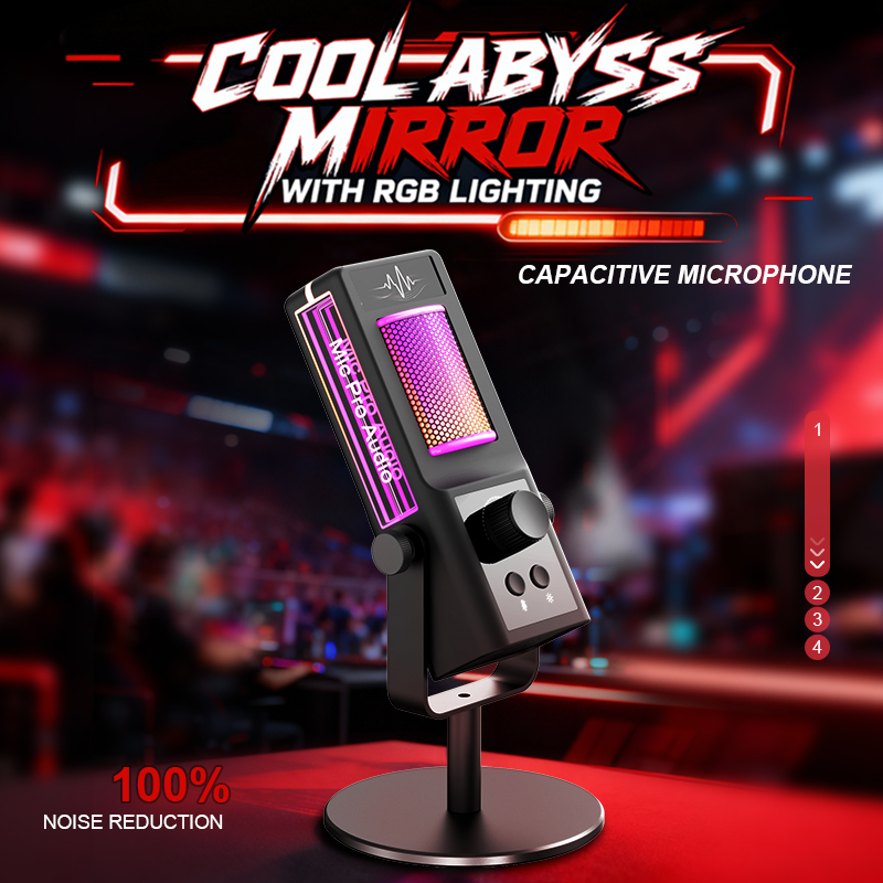 Mikrofon kondensor RGB untuk p - Pc Gaming Online ulasan dan harga