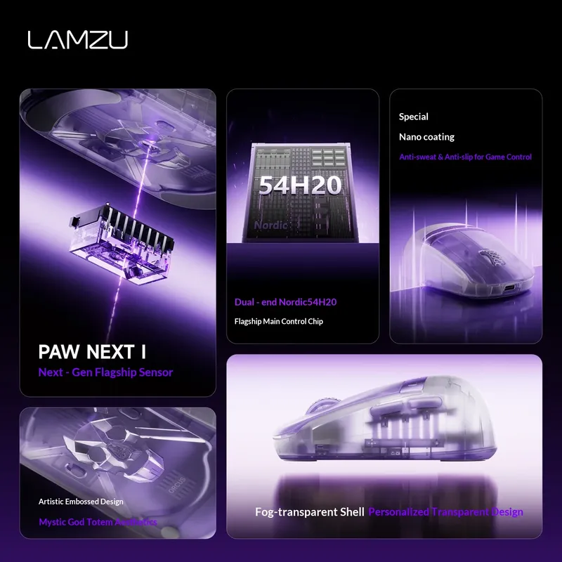 NEW LAMZU Orcus Wireless Gamin - Wireless Gaming Mouse ulasan dan harga