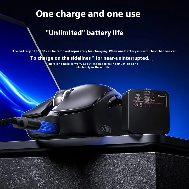 AULA SC900 Mouse Mouse Paw3950 - Wireless Gaming Mouse ulasan dan harga
