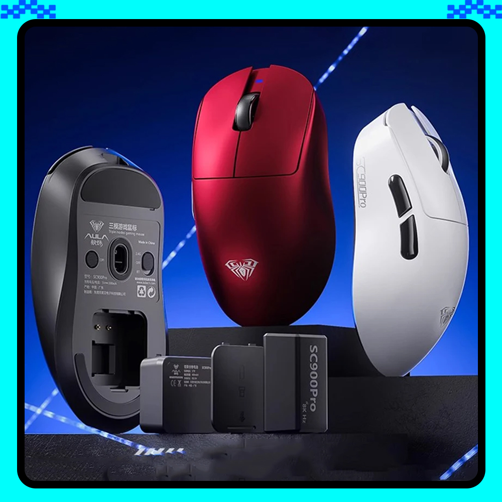 AULA SC900 Mouse Mouse Paw3950 - Wireless Gaming Mouse ulasan dan harga