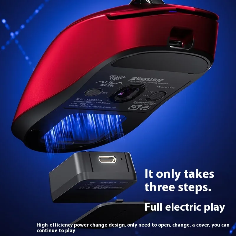 AULA SC900 Mouse Mouse Paw3950 - Wireless Gaming Mouse ulasan dan harga