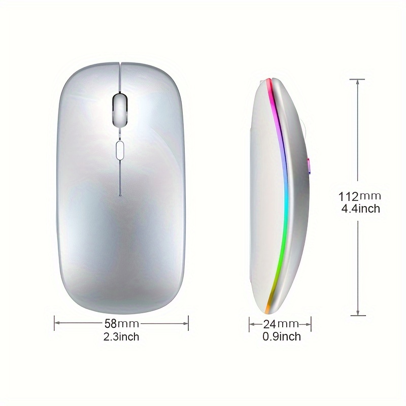 Mouse Nirkabel RGB Isi Ulang U - Wireless Gaming Mouse ulasan dan harga