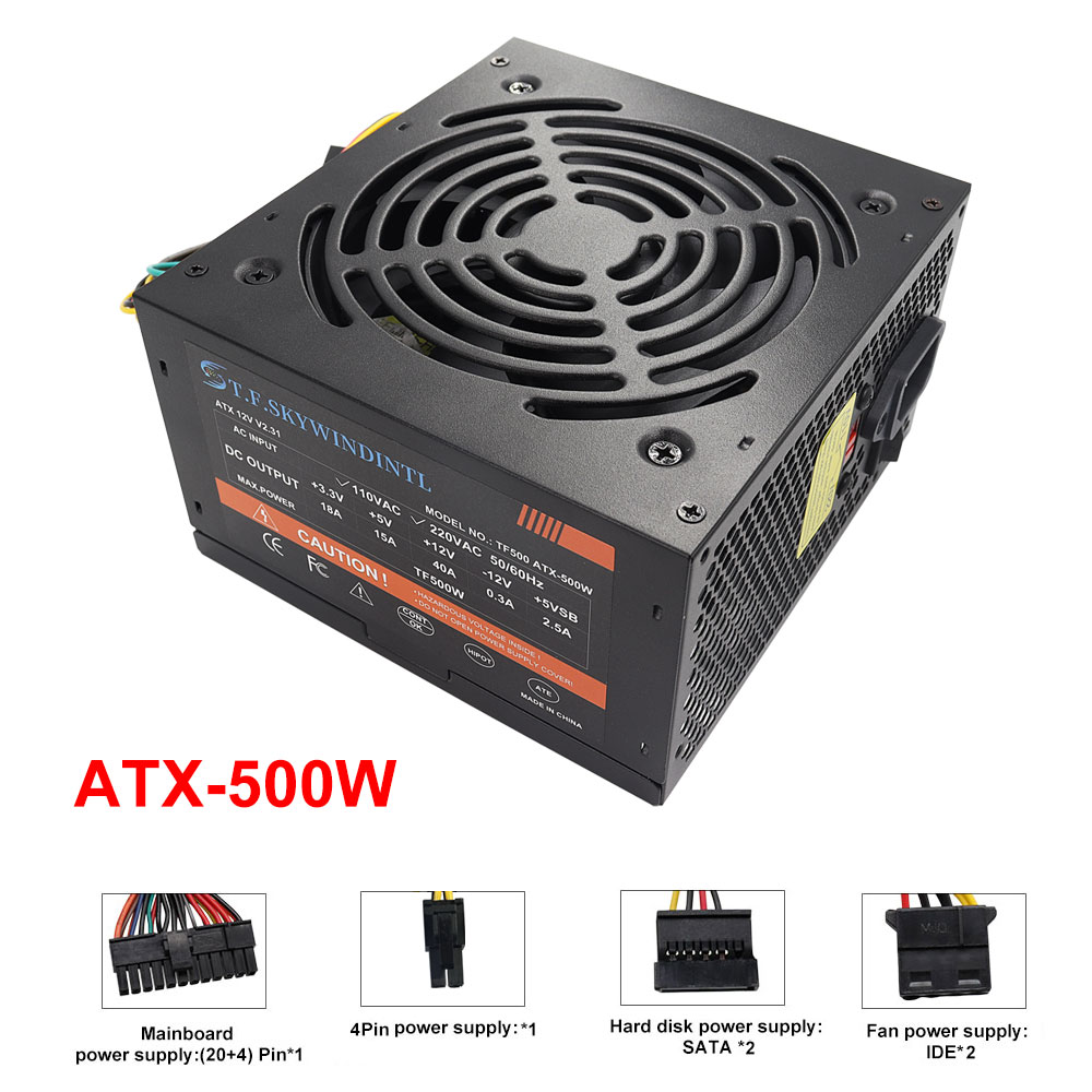 PSU Power Supply PC Gaming Des - Pc Gaming Ff ulasan dan harga