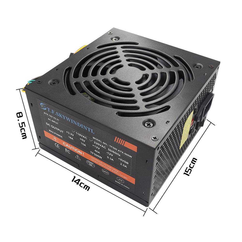 PSU Power Supply PC Gaming Des - Pc Gaming Ff ulasan dan harga